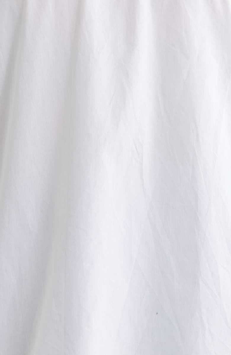 SUGARLIPS Ziana Cotton Poplin Button-Up Shirt, Alternate, color, White