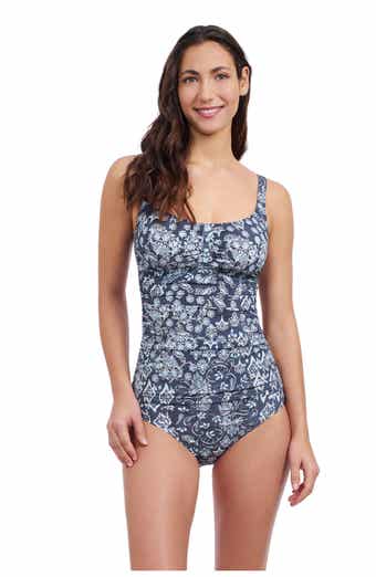 Profile by Gottex Tropikaia D Cup V Neck Tankini Swim Top Nordstrom