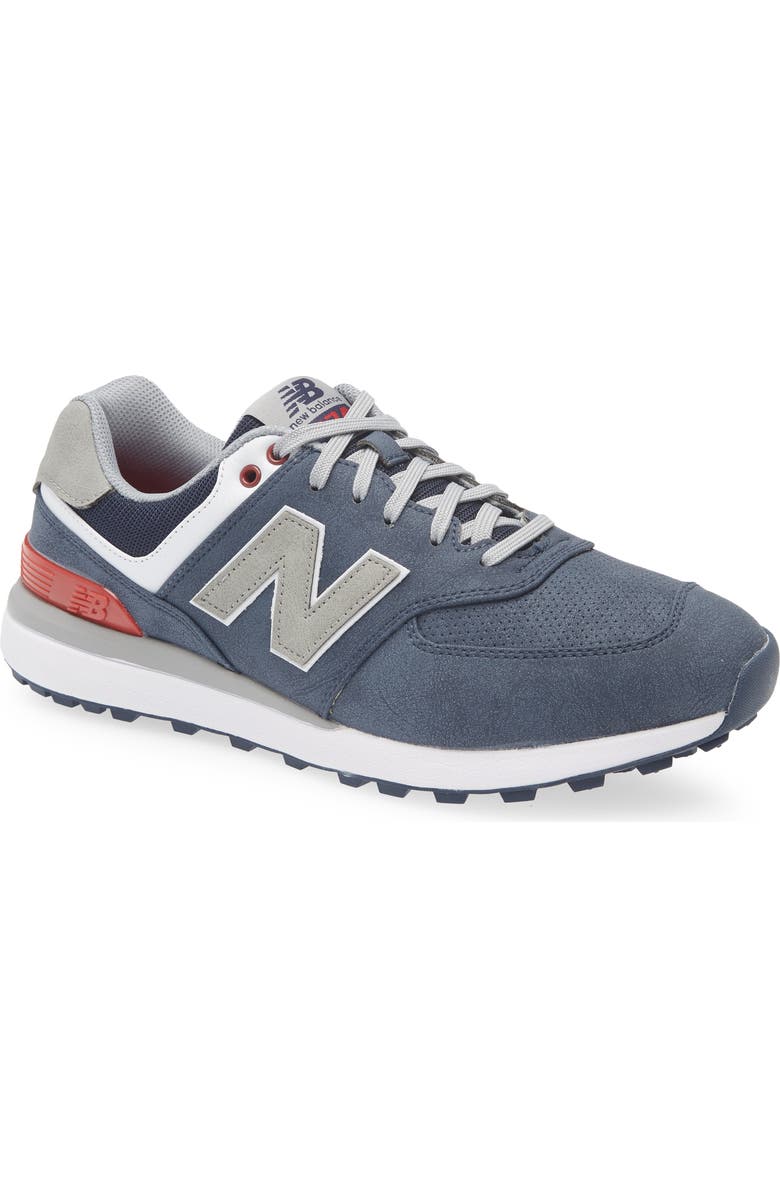NEW BALANCE GOLF 574 Greens V2 Spikeless Golf Shoe, Main, color, Navy