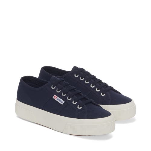 Superga Sneakers Mit Plateausohle In Blue