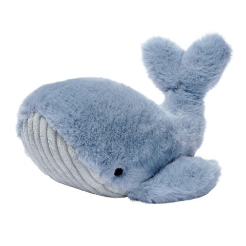 Bubbles & Squirt Soft Plush Whale Stuffed Animal Toy