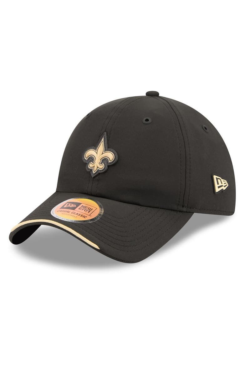 Men's New Era Black New Orleans Saints 2026 Sideline Casual Classic Adjustable Hat, Main, color, Black