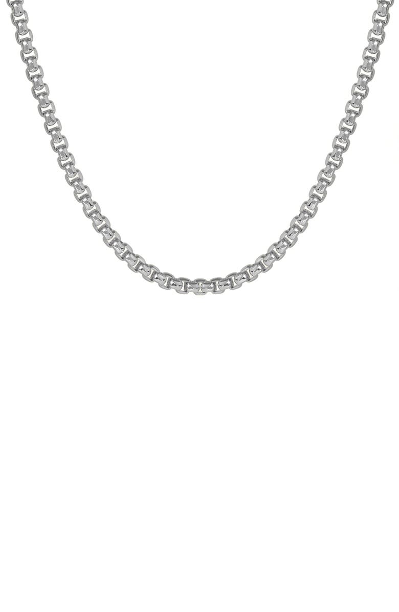 Dean Davidson Softbox Chain Necklace, Main, color, Silver