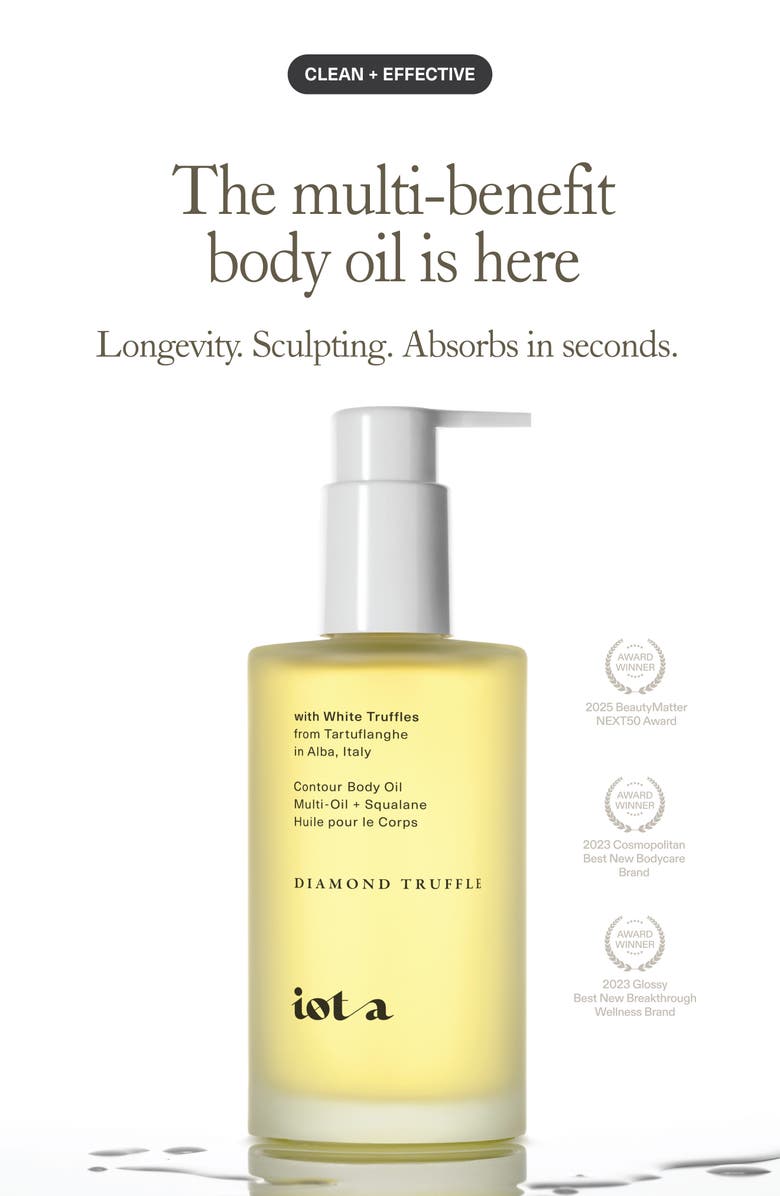 Iota Diamond Truffle Contour Body Oil, Alternate, color, White
