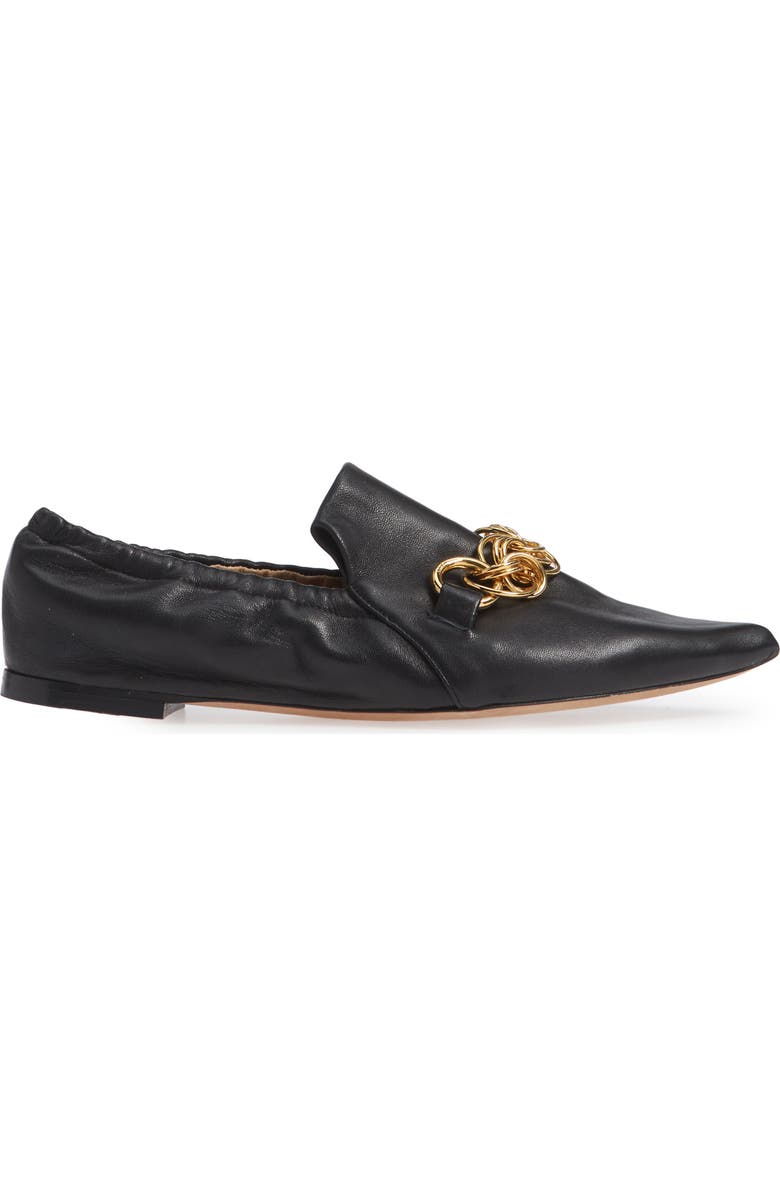Chloé Reese Chain Bit Loafer Flat, Alternate, color,