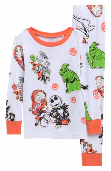 Nightmare Before Christmas Fitted Cotton Two-Piece Pajamas