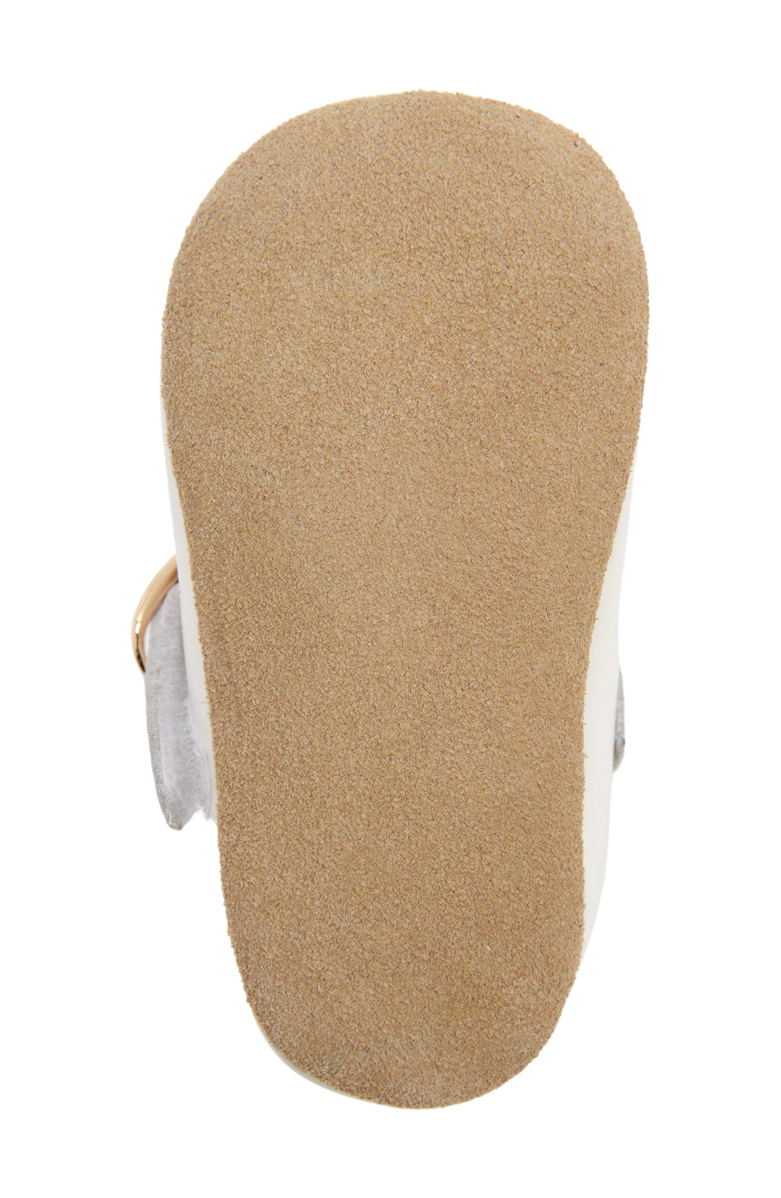 L'AMOUR Evie T-Strap Crib Shoe, Alternate, color, White