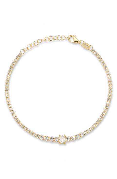 Cubic Zirconia Tennis Bracelet