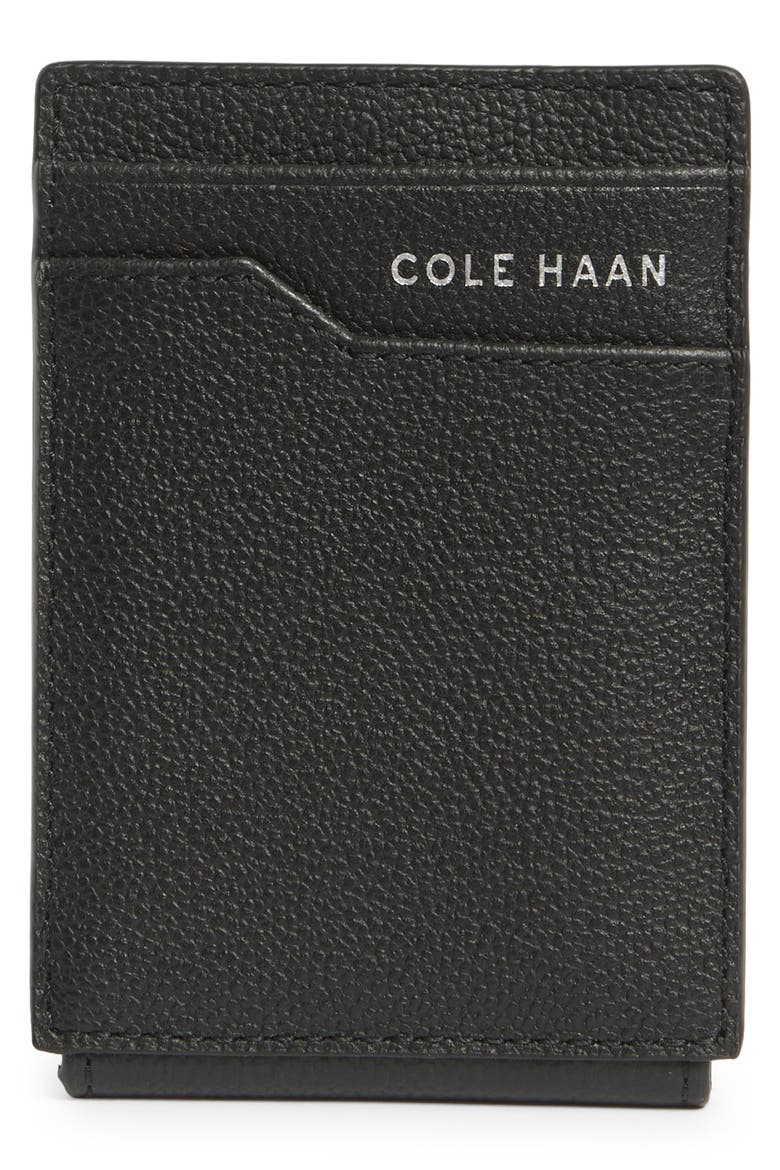 Magnetic Front Pocket Wallet, Alternate, color, BLACK