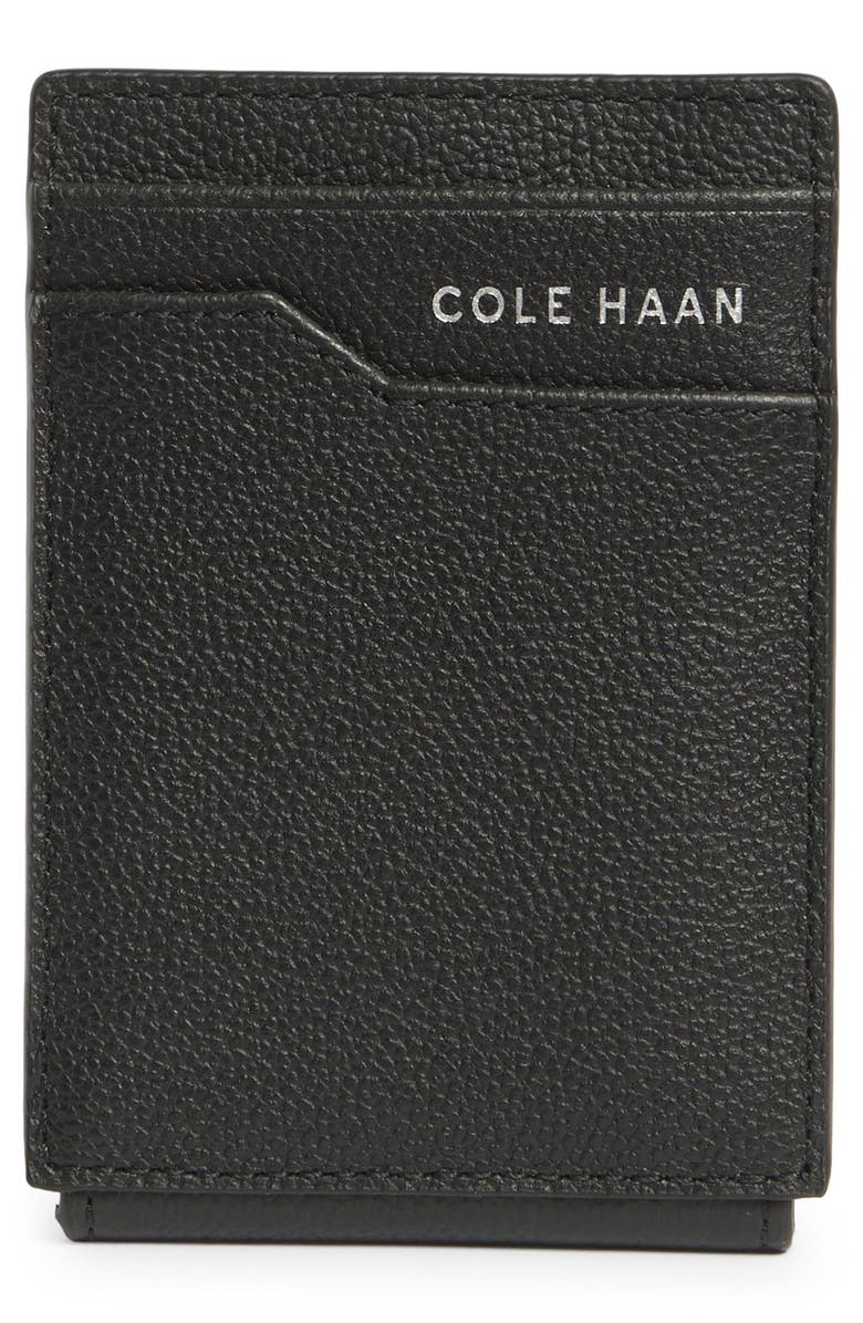 Cole Haan Magnetic Front Pocket Wallet, Alternate, color, Black