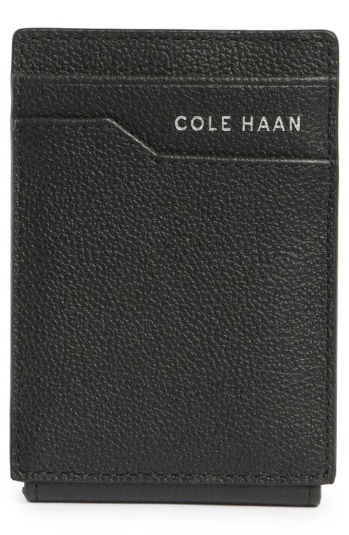 Cole Haan Magnetic Front Pocket Wallet In Black