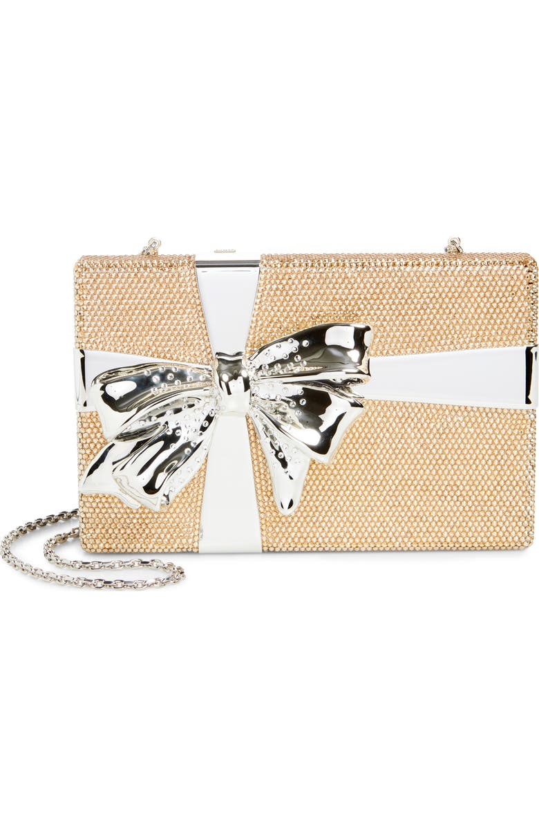 Judith Leiber Gift Box Clutch, Main, color,
