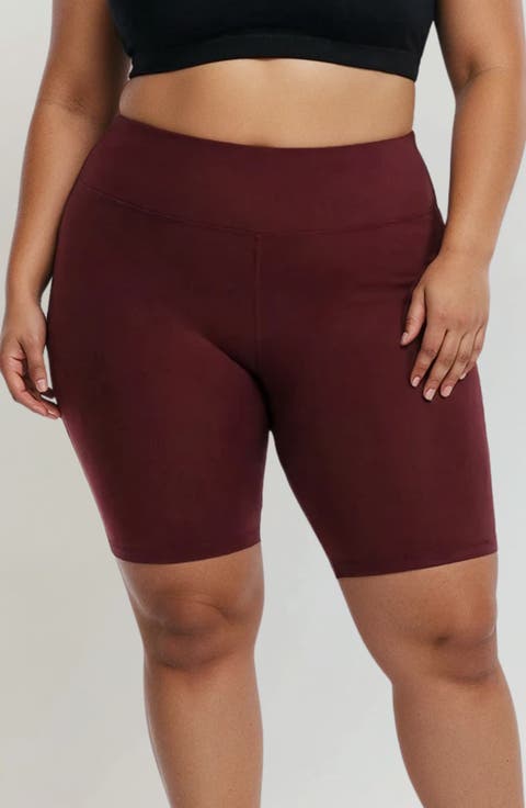Plus Size Long Bike Swim Shorts