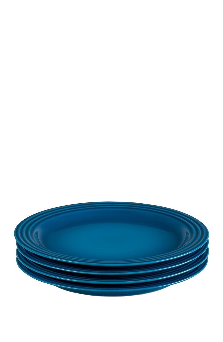 Le Creuset Set of 4 10 1/2-Inch Dinner Plates, Main, color, 