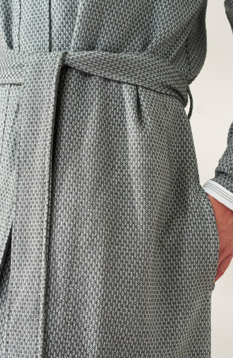 Coyuchi Gender Inclusive Mediterranean Organic Cotton Robe, Alternate, color, 