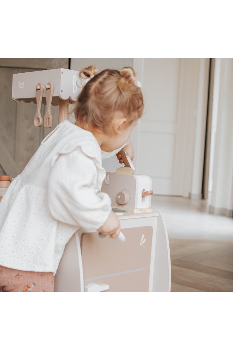 Wooden Toaster Play Set Tan, 10 Pieces, Alternate, color, Multicolored