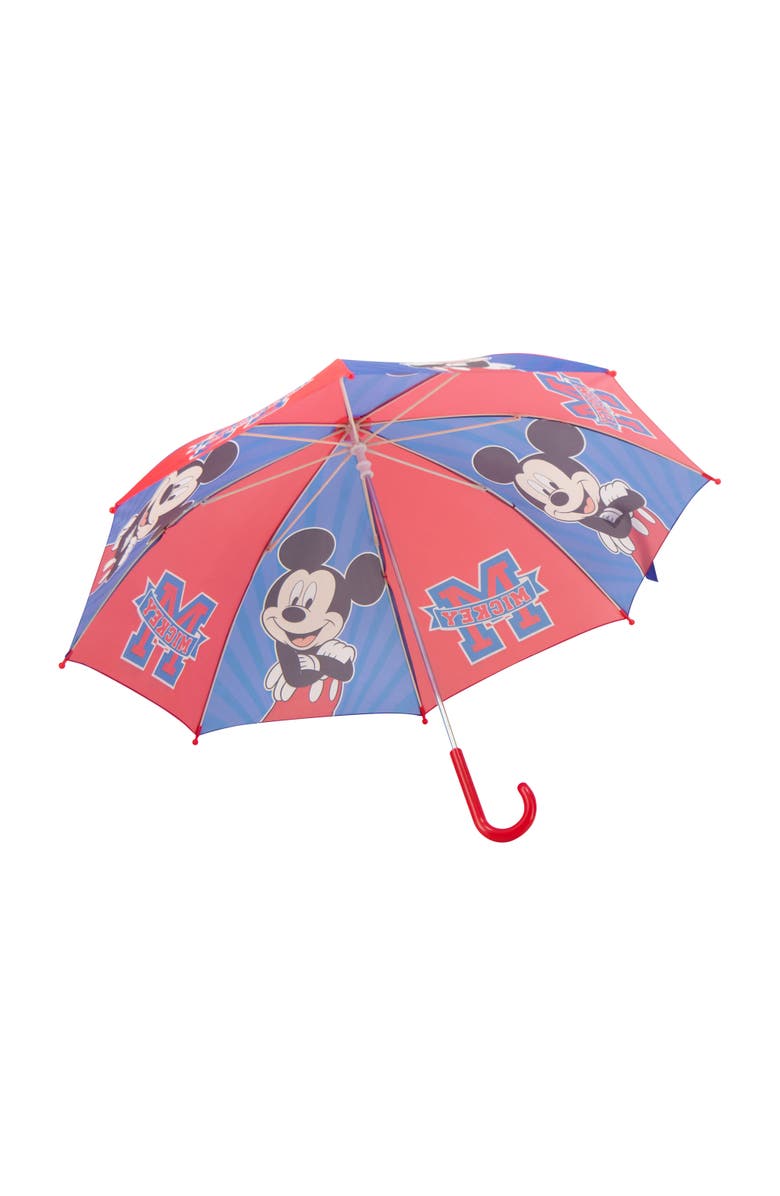 Disney Mickey Mouse Kids Umbrella, Alternate, color, Red