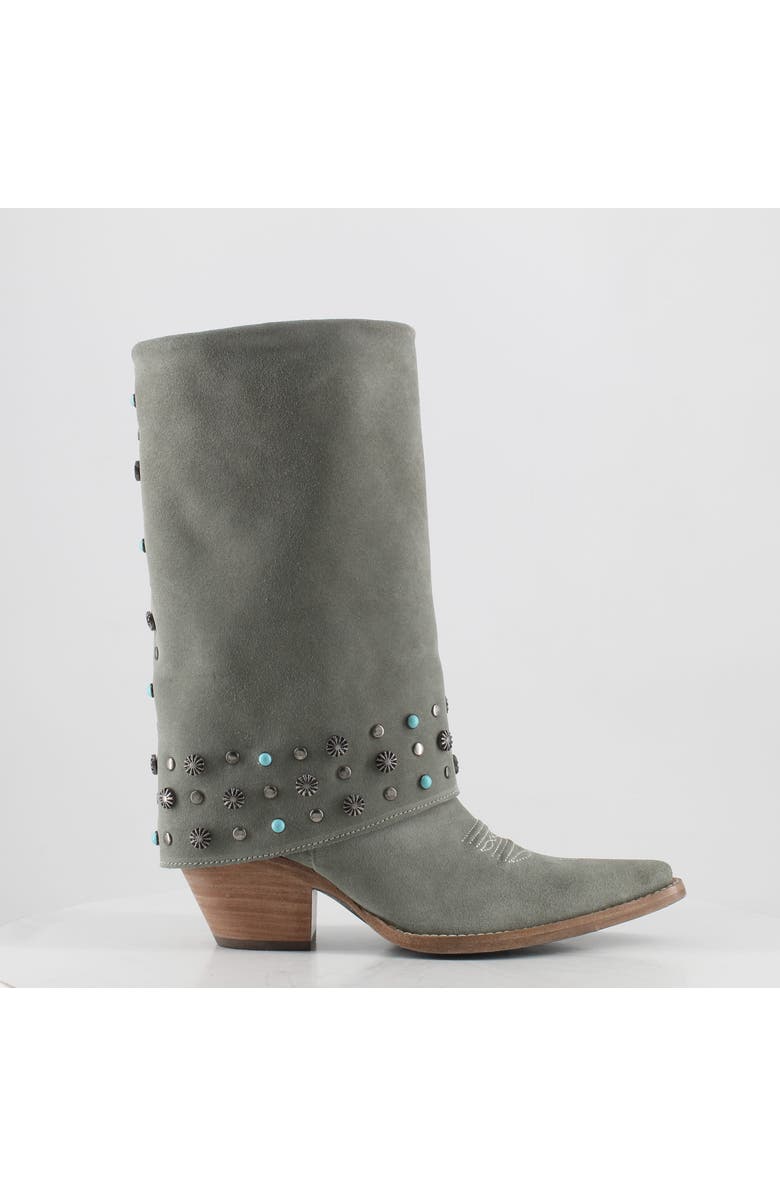 Buck & Brana Arianna Leather Boots, Main, color, Frozen