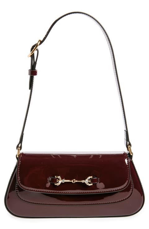 Small Loraine Faux Leather Shoulder Bag