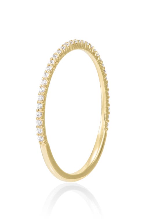 Frankie & Zoe Diamond Band Ring In Gold