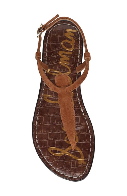 Sam Edelman Gigi Womens Metallic Snake Print Thong Sandals In Brown