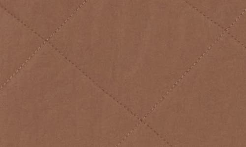 Z By Zella Wander Diamond Quilted Jacket In Brown