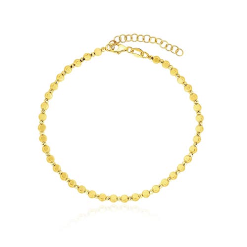 The Lovery Fine Jewelry Mini Gold Ball Bead Bracelet In Gold