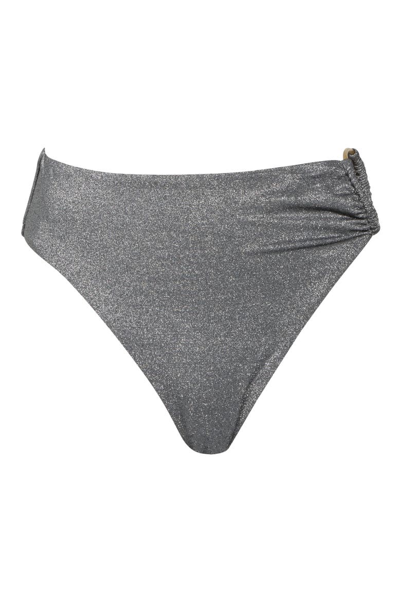 Lolita Shimmer High Waist Bikini Bottoms, Alternate, color, TWILIGHT