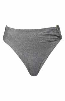Vitamin A® Lolita Shimmer High Waist Bikini Bottoms