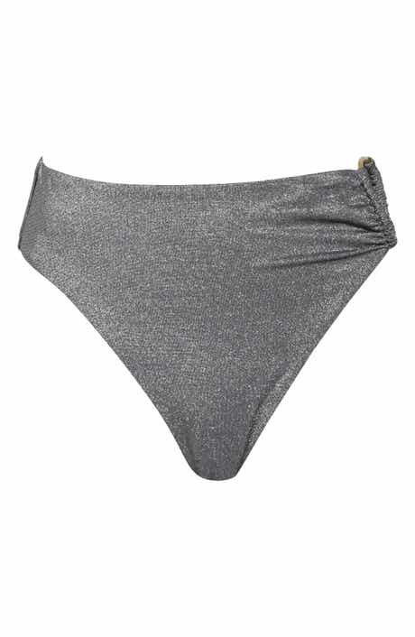 Vitamin A® Lolita Shimmer High Waist Bikini Bottoms