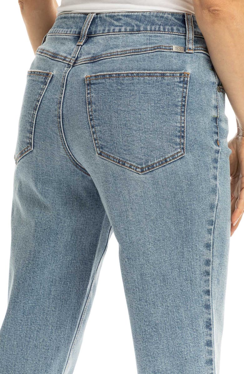 1822 Denim High Waist Straight Leg Jeans, Alternate, color, 