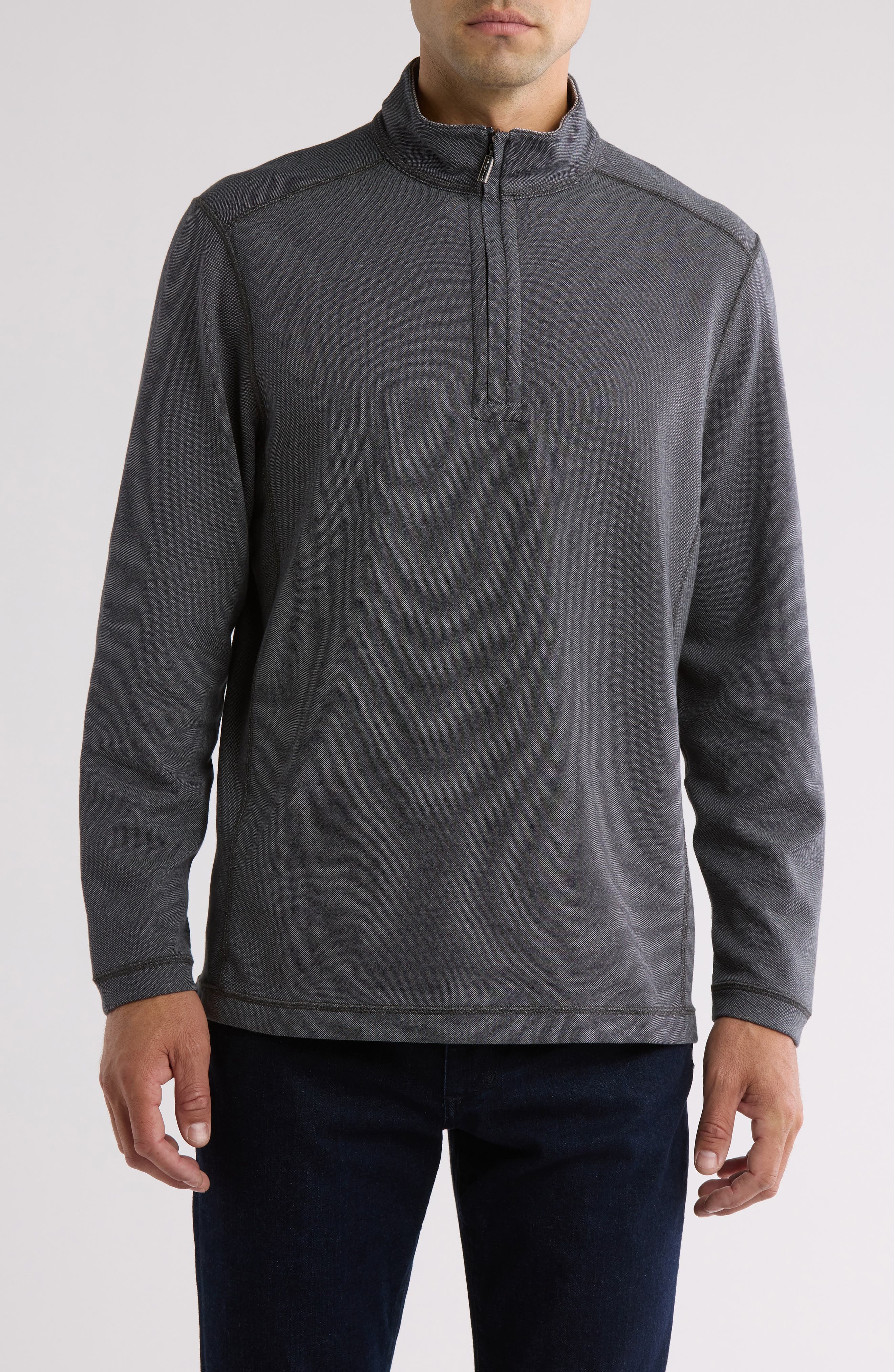 Tommy Bahama Switch It Up Reversible Quarter Zip Sweatshirt