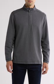 Tommy Bahama Switch It Up Reversible Quarter Zip Sweatshirt