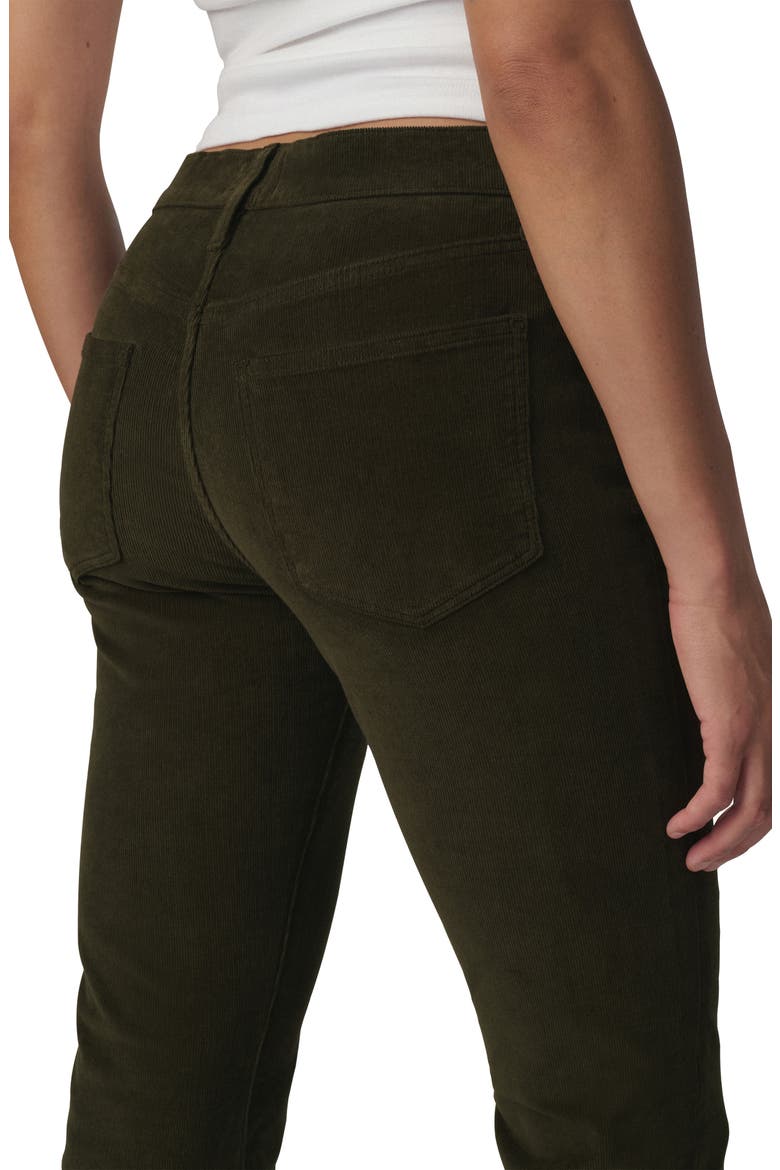 Inez High Waist Bootcut Corduroy Jeans, Alternate, color, OLIVE
