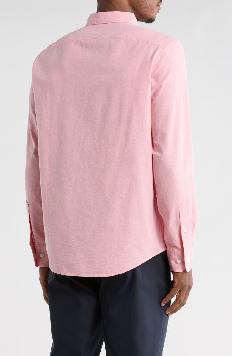 Original Penguin Core Oxford Button-Up Shirt, Alternate, color, Lantana