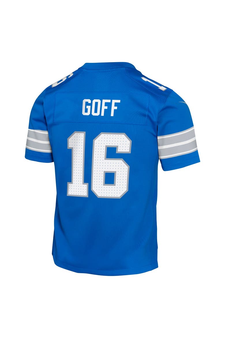 Youth Nike Jared Goff Blue Detroit Lions Team Player Game Jersey, Alternate, color, Blue