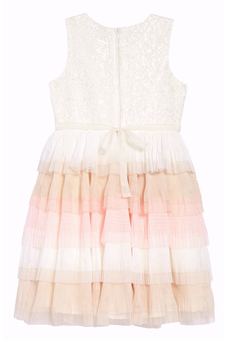Sleeveless Ruffle Dress, Alternate, color, IVORY