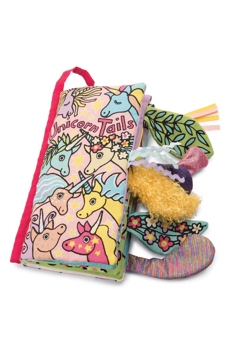 Jellycat Unicorn Tails Book, Main, color, 