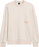 BOSS Cotton Blend Crewneck Sweatshirt