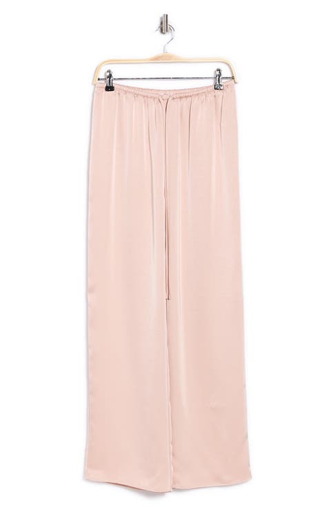 Satin Drawstring Pants
