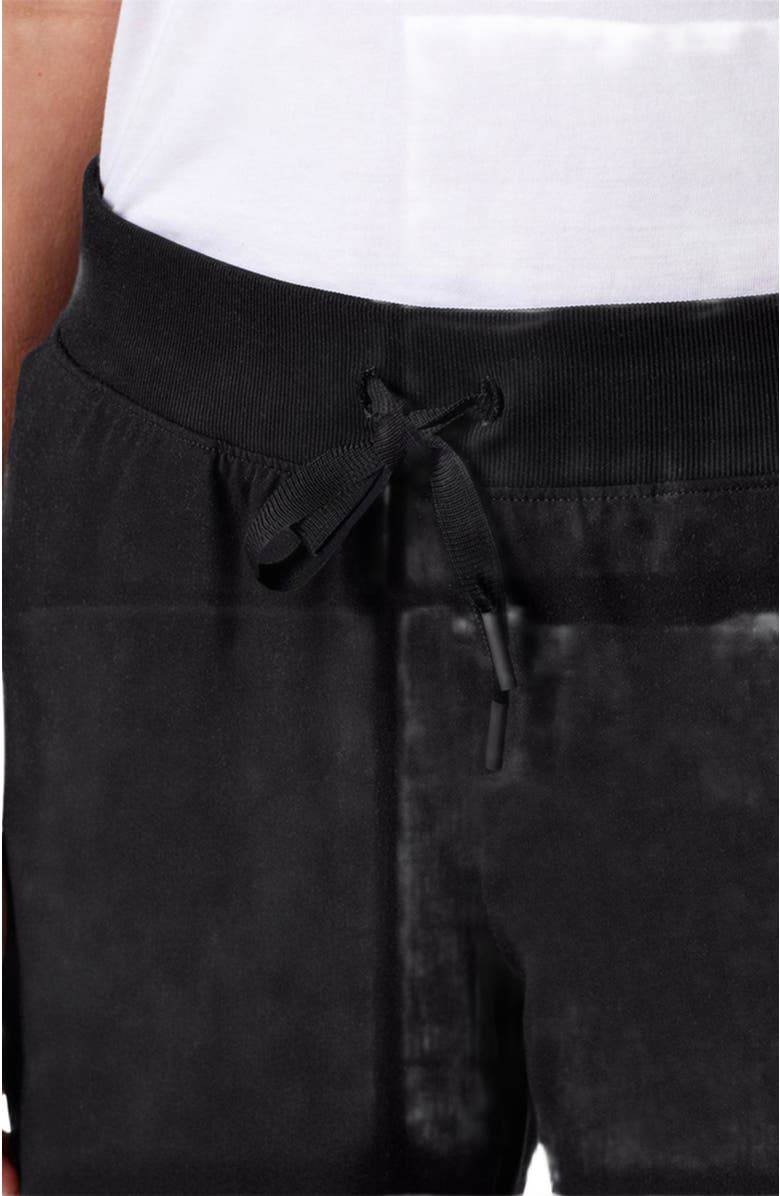 JAANUU Xenos Women's 5-Pocket Classic Mid-Rise Scrub Pant, Alternate, color, Black