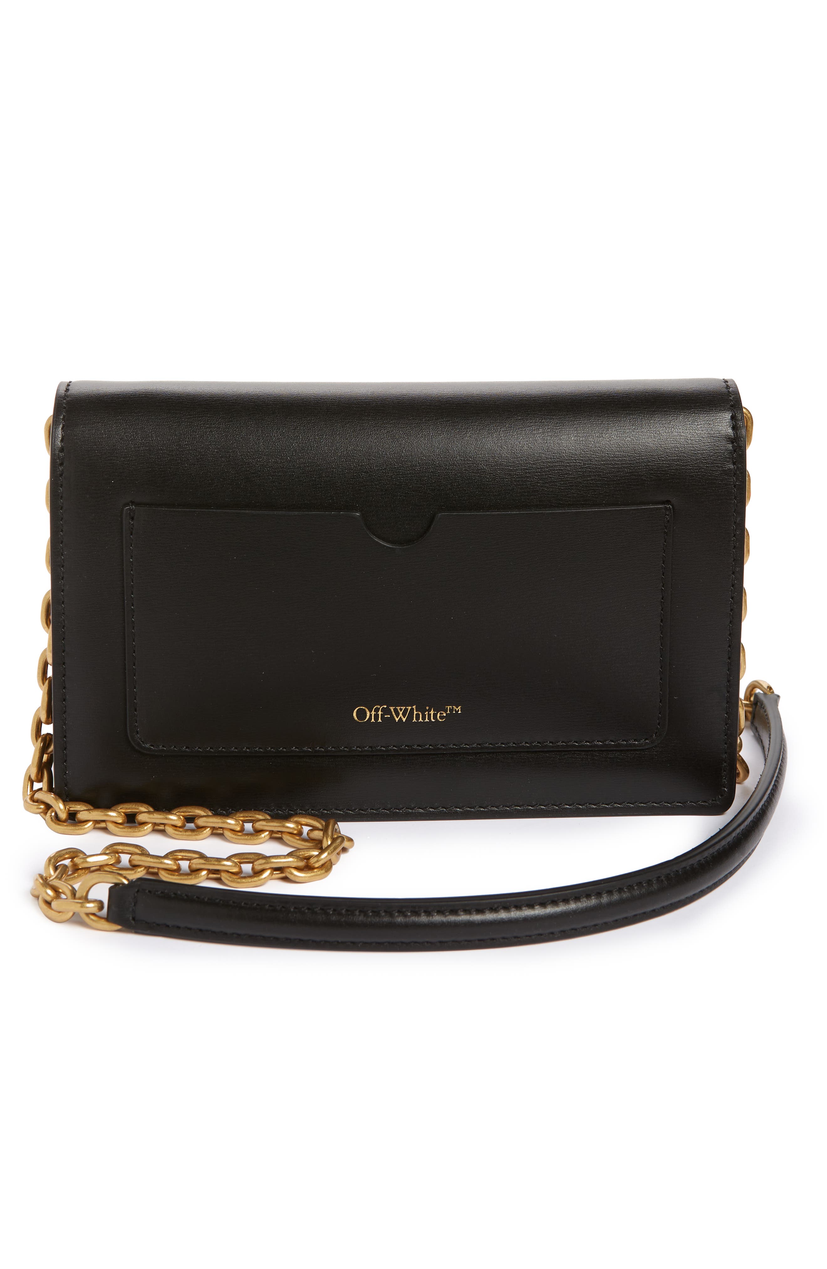 Off-White Jitney 0.5 Leather Shoulder Bag, Alternate, color, 