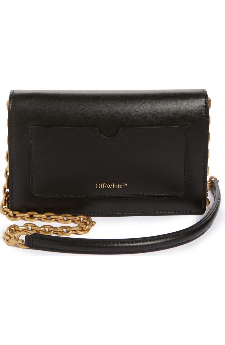 Off-White Jitney 0.5 Leather Shoulder Bag, Alternate, color,