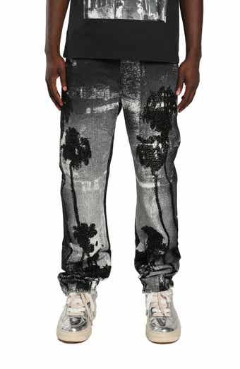 Beaded Palm Jeans
