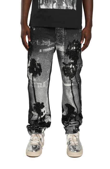 Beaded Palm Jeans