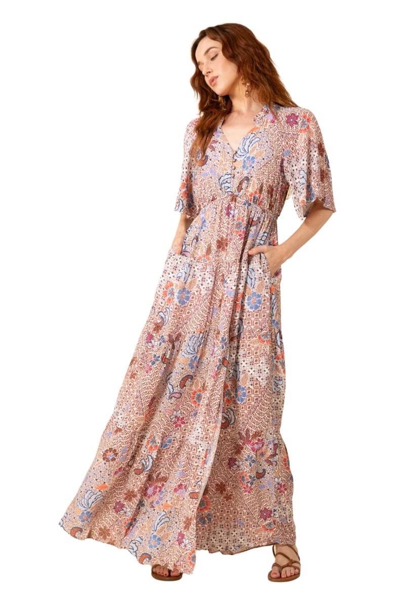 Hale Bob Lia Maxi Dress, Alternate, color, 