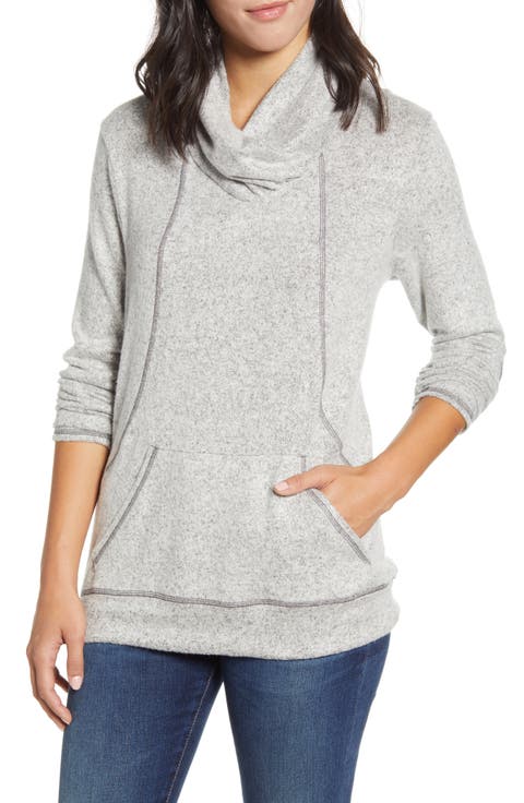 Cross Neck Seamed Pullover
