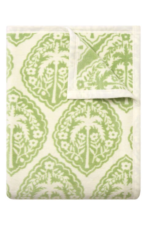 Carolina Palms Throw Blanket