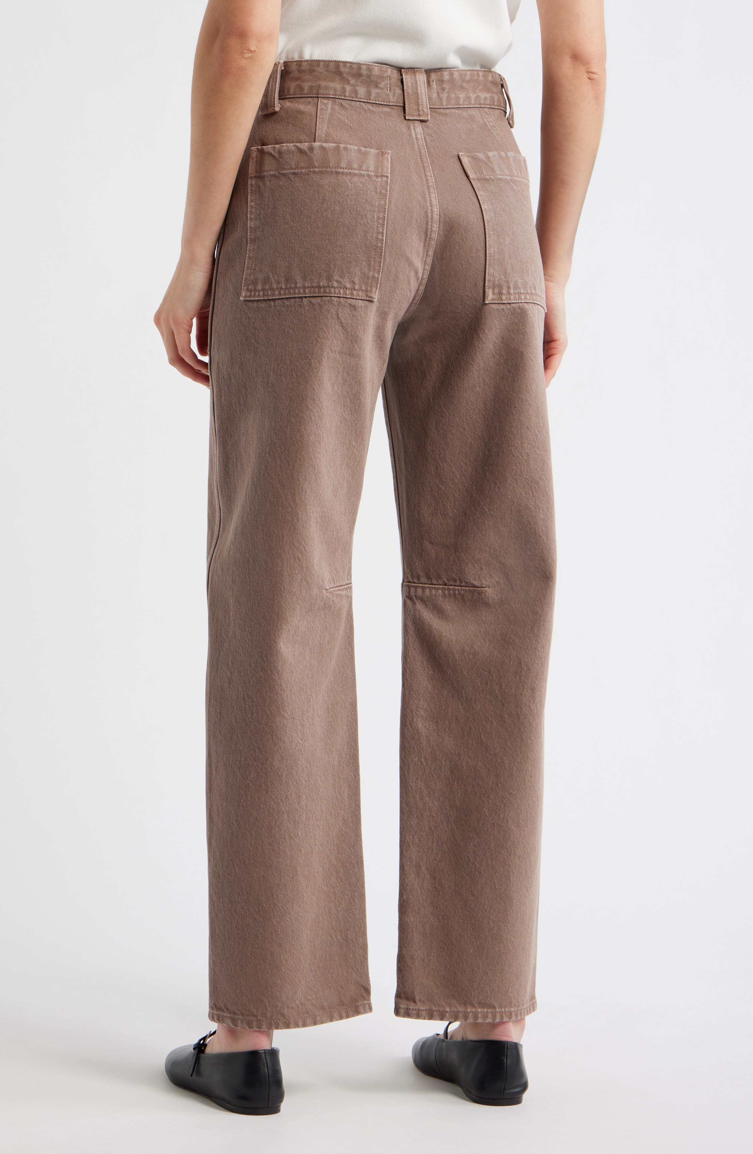 Madewell The Darted Utility Barrel Leg Jeans (Women) | Nordstrom