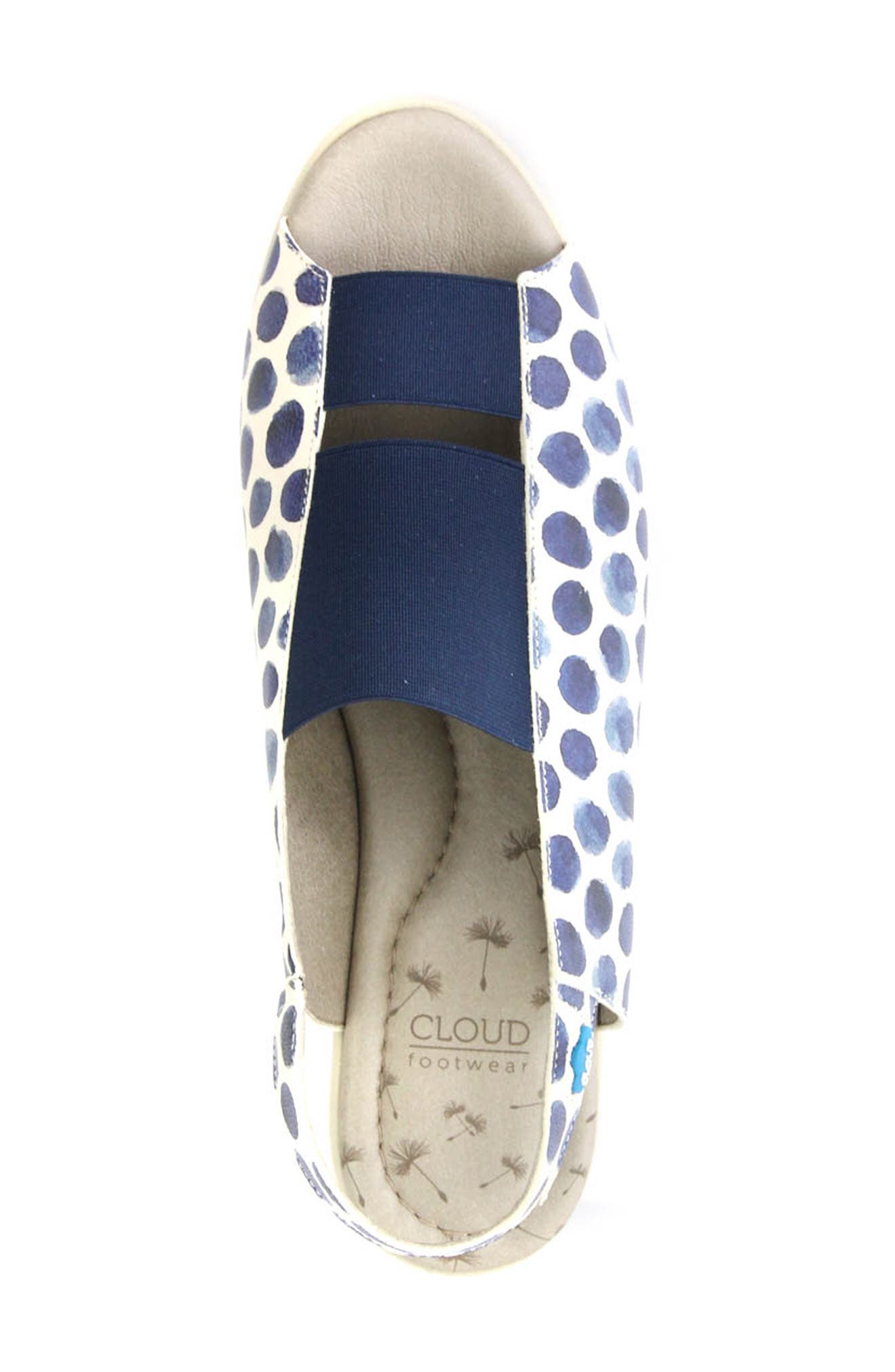 Colette Sandal, Alternate, color, TUPAI BLUE LEATHER
